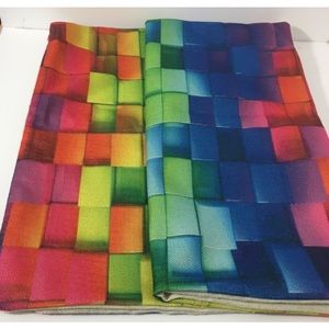 2 Multicolor Throw Pillow Covers